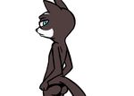  2016 anthro butt clothed clothing disney fan_character inkyfrog looking_at_viewer looking_back male mammal mustelid polecat rear_view simple_background solo standing teal_eyes topless underwear white_background zootopia 