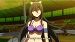  3girls animated animated_gif aoba_kazane ass black_hair blonde_hair brown_hair hip_attack hououin_sanae keijo!!!!!!!! kusakai_mio multiple_girls subtitled swimsuit 