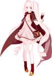  2rott_(peha) :o bag boots cape dress fingerless_gloves frilled_dress frills full_body gloves long_hair long_sleeves looking_at_viewer original pink_eyes pink_hair solo transparent_background twintails very_long_hair 