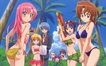  asakaze_risa ayasaki_hayate bikini blush cleavage hanabishi_miki hayate_no_gotoku katsura_hinagiku maria nishizawa_ayumu sanzenin_nagi scan segawa_izumi swimsuit 