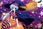  blush fang halloween munyu scan thigh-highs witch 