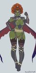  2016 big_breasts breasts camel_toe cleavage clothed clothing crossgender female fist ganondorf gerudo hi_res huge_breasts human liveforthefunk looking_at_viewer mammal nintendo skimpy solo the_legend_of_zelda video_games 