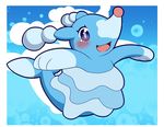  blue_body blush brionne cute fangs gerberaframe looking_at_viewer mammal marine nintendo pinniped pok&eacute;mon seal solo video_games 
