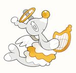  alternate_color angel brionne christmas cute halo harp holidays mammal marine musical_instrument nintendo pinniped pok&eacute;mon rumwik seal solo video_games white_body 