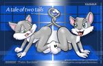  2004 all_fours animaniacs anthro bbmbbf breasts butt cat digital_media_(artwork) duo featureless_breasts feline female female/female krezz_karavan mammal nude rita_(animaniacs) sibling toony twins warner_brothers 