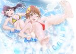  barefoot bikini blush h.i.t_(59-18-45) hibike!_euphonium kousaka_reina oumae_kumiko swimsuit wink 