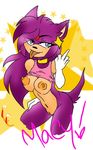  blush breasts fan_character hair inviting macy_the_hedgehog mammal nipples purple_hair pussy smile sonic_(series) team_macy teasing video_games 