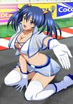  00s 1girl bashoku_youjou breasts female ikkitousen large_breasts long_hair looking_at_viewer smile twintails 