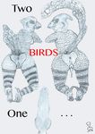  2016 absurd_res animal_genitalia animal_penis anthro anus avian backsack balls beak breasts brother brother_and_sister butt butt_heart butt_markings canine_penis disembodied_penis duo english_text erection feathers female fluffyfurrybutt hi_res huge_filesize knot looking_at_viewer looking_back male markings naughty_face non-mammal_breasts nude pencil_(artwork) penis presenting presenting_hindquarters presenting_penis presenting_pussy pussy raised_tail realistic sibling signature simple_background sister sketch smile smirk tail_feathers tail_markings talons tapering_penis text traditional_media_(artwork) unseen_character white_background 