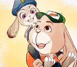  2016 anthro disney female fur judy_hopps lagomorph male mammal stu_hopps zootopia zzz_(artist) 