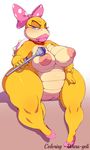  anthro areola argento big_breasts breasts english_text female hi_res inverted_nipples koopa koopaling mario_bros nintendo nipples nude pussy scalie solo text tylersdad video_games wand wendy_o_koopa 