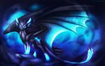 ambiguous_gender black_skin claws dragon how_to_train_your_dragon membranous_wings neytirix night_fury nude solo standing wings 