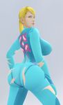  2016 3d_(artwork) big_breasts big_butt breasts butt clothing digital_media_(artwork) female huge_breasts huge_butt human jamespawson mammal metroid nintendo nipples samus_aran source_filmmaker torn_clothing video_games 