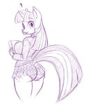  anthro big_breasts big_butt book breasts butt canime equine female friendship_is_magic horn looking_at_viewer mammal my_little_pony solo twilight_sparkle_(mlp) unicorn wide_hips 