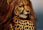  anthro cheetah edit feline female mammal odysseusut photo_manipulation photomorph 