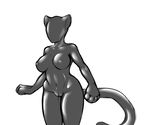  2016 black_goo digital_media_(artwork) encasement female goo ivory-raven mammal nude paws pussy red_panda rubber sex_doll sex_toy_transformation shea simple_background sketch solo standing transformation white_background 
