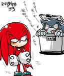  comic echidna hedgehog knuckles_the_echidna male mammal monotreme sonic_(series) sonic_the_hedgehog text translation_request urahyu 