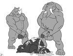  belly big_belly bone brickoven elephant feces invalid_tag male mammal muscular penis rhinoceros scat urine watersports 