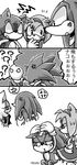  amy_rose bat comic echidna female hedgehog jealous kiss_mark knuckles_the_echidna male mammal monotreme rouge_the_bat sonic_(series) sonic_the_hedgehog text translation_request urahyu 