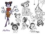  bow extra_arms extra_eyes fangs hair_down high_heels muffet ribbon spider_girl tea teapot twintails undertale web 
