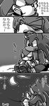  blush comic cuddling echidna hedgehog knuckles_the_echidna male mammal monotreme sonic_(series) sonic_the_hedgehog text translation_request urahyu 