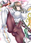  bottomless cameltoe erect_nipples fate/grand_order heels nez-kun qin_liangyu_(fate/grand_order) weapon 