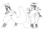  alopex anthro big_breasts breast_expansion breasts canine dart female fox mammal nipples nude pussy side_boob slightly_chubby strikeanywhere teenage_mutant_ninja_turtles thick_thighs weight_gain 