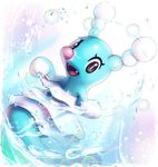  blue_body brionne bubble cute fangs looking_at_viewer mammal marine nintendo pinniped pok&eacute;mon seal smile solo unknown_artist video_games water 