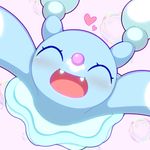  &lt;3 blush brionne bubble cute fangs happy mammal marine nintendo pinniped pok&eacute;mon seal smile solo unknown_artist video_games 