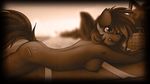  anthro_pony beach breasts fan_character marsminer my_little_pony nude seaside solo venus_spring 
