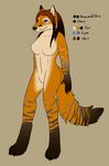  anthro bakari breasts canine featureless_breasts female fox fur hair hybrid looking_at_viewer mammal nude smile solo standing 