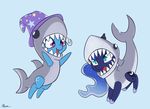  alasou costume cutie_mark duo equine feral friendship_is_magic hooves mammal my_little_pony open_mouth princess_luna_(mlp) purple_eyes simple_background smile tongue trixie_(mlp) 