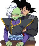  2boys bara dragon_ball goku_black male_focus multiple_boys tagme zamasu 