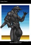  2016 abs aircraft airplane anthro balls big_balls big_penis blue_eyes bulge clothing english_text half-closed_eyes hand_on_hip jet living_aircraft living_machine looking_at_viewer machine male muscular muscular_male not_furry pecs penis renthedragon shaka solo text thong tongue tongue_out 