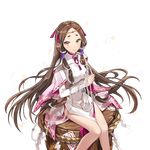  artist_request beads brown_hair hands_together kusina_nada long_hair long_sleeves looking_at_viewer official_art prayer_beads sidelocks sitting smile solo thick_thighs thighs transparent_background uchi_no_hime-sama_ga_ichiban_kawaii very_long_hair yellow_eyes 