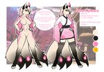  anthro breasts canine clothed clothing featureless_breasts featureless_crotch female fox mammal model_sheet nasusbot nude solo standing 