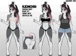  anthro areola breasts butt canine clothed clothing female mammal model_sheet nasusbot nipples solo standing wide_hips 