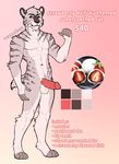  abs anthro erection feline humanoid_penis looking_at_viewer male mammal model_sheet nasusbot nude penis smile solo standing 