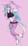  ambiguous_gender anthro clothed clothing feline fish girly hair long_hair mammal marine nasusbot selfie shark smile solo wide_hips 