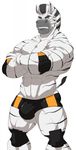  2016 abs angry anthro biceps bulge clothing equine invalid_tag kartos knee_pads male mammal muscular muscular_male pecs simple_background solo stripes teeth white_background wrestler zebra 