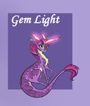  alorix dragon equine fan_character feral fur gem_light glowing green_eyes horn horse hybrid invalid_color kirin long_tail magic mammal my_little_pony pony purple_fur purple_scales scales sitting solo tail_tuft tuft unicorn_horn 
