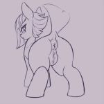  animated anus butt clitoral_winking clitoris earth_pony equine female feral friendship_is_magic horse kaikoinu limestone_pie_(mlp) looking_back mammal my_little_pony pony presenting pussy shaking_butt tailwag 