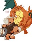  abs anthro anthrofied arcanine areola bald balls barefoot big_balls big_penis butt canine charizard claws cum cum_on_body cum_on_chest cum_on_penis danandnite dragon erection fur horn hot_dogging looking_down lying male male/male mammal mega_charizard mega_charizard_y mega_evolution navel nintendo nipples nude on_back open_mouth orgasm pecs penetration penis penis_size_difference pok&eacute;mon precum sharp_teeth smile spread-legs standing teeth toe_claws video_games wings 