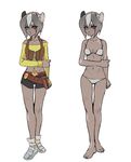 animal_humanoid bra clothed clothing female humanoid kardie looking_at_viewer mammal mouse mouse_humanoid rodent skinny solo standing underwear wide_hips 
