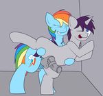  anal anal_penetration balls blue_eyes chest_tuft cutie_mark dickgirl dickgirl/male duo equine eyes_closed fan_character friendship_is_magic hair horn intersex intersex/male looking_back male mammal mr_rottson multicolored_hair my_little_pony navel one_eye_closed pegasus penetration penis purple_hair rainbow_dash_(mlp) sex smile teeth tongue tuft unicorn vein wings 