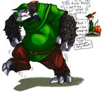  anthro canine censor_bar clothed clothing dokiestudioz duo english_text fox male mammal robin_hood standing text unknown_species 