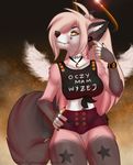  5_fingers anthro black_nose breasts canine clothed clothing female fox mammal midriff navel purrchinyan smile solo wide_hips yellow_eyes 