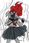  2016 anthro club_(disambiguation) female fish marine skellymor solo undertale undyne video_games 