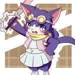  artist_request blue_eyes cat cat_busters character_request furry sword 