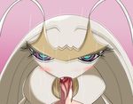  antennae blue_eyes blush eyelashes faceless_male fellatio female human interspecies male mammal metoro_mitorons nintendo oral penis pheromosa pink_background pok&eacute;mon pok&eacute;philia purple_eyes sex simple_background ultra_beast video_games 